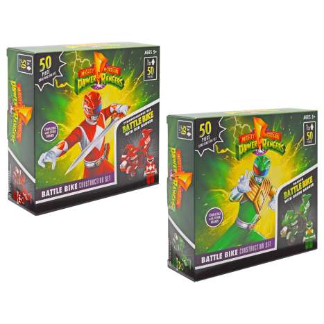 Mighty Morphin Power Rangers Battle Bike Construction Set - Assorted
