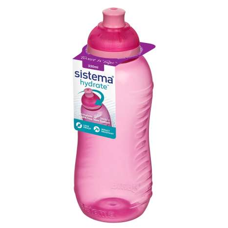 Sistema Twist ‘n’ Sip Bottle 330ml - Pink
