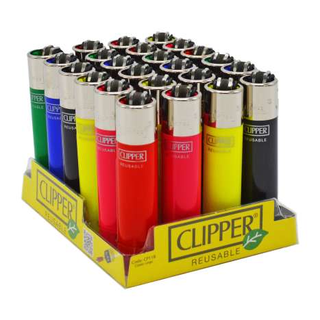 Clipper Flint Lighters - Assorted Colours