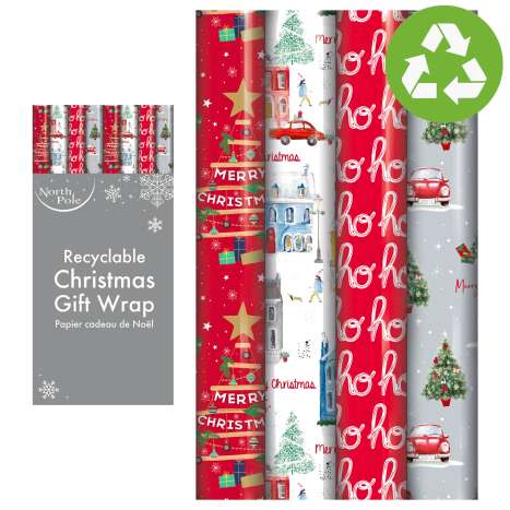 Christmas Wrap 4M (Assorted) - Contemporary