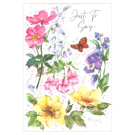 Everyday Greeting Cards (Code 50) - Just to Say