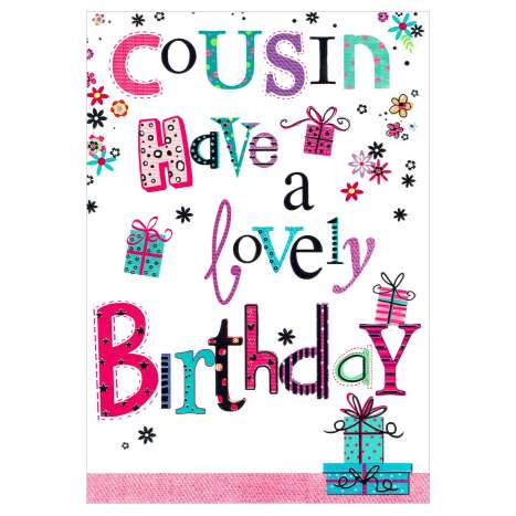 Everyday Greeting Cards Code 50 - Cousin (F)