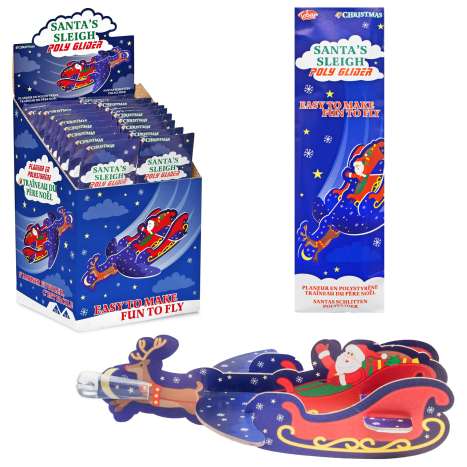 Santa's Sleigh Glider 20cm