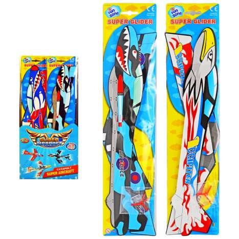 Aircraft Super Glider 43cm - Assorted Designs
