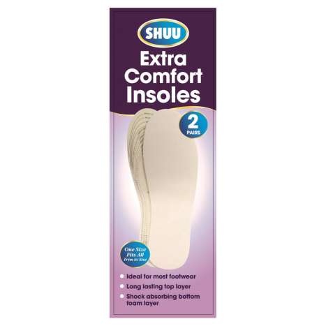 Shuu Extra Comfort Insoles 2 Pairs