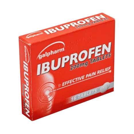 Galpharm Ibuprofen 200mg Tablets 16 Pack
