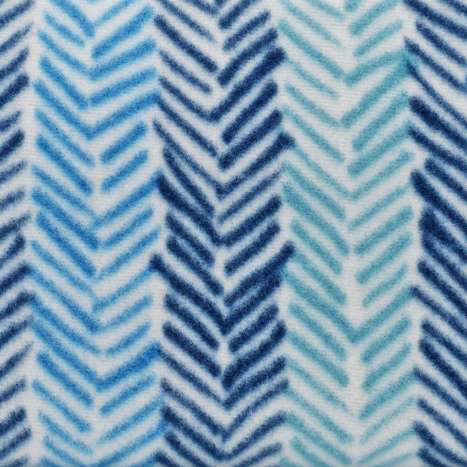 Large Fleece Picnic Blanket 130x130cm - Herringbone