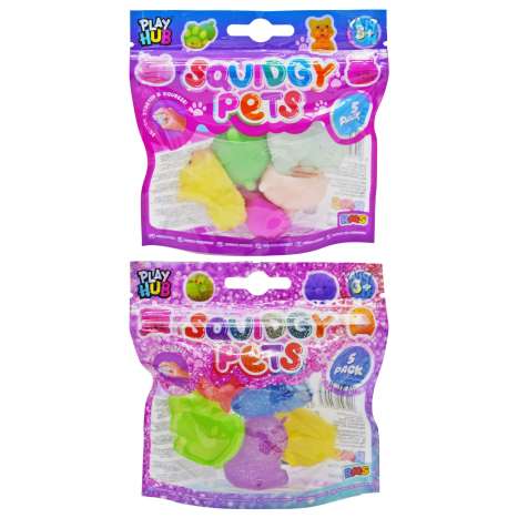 Play Hub Squidgy Pets 5 Pack