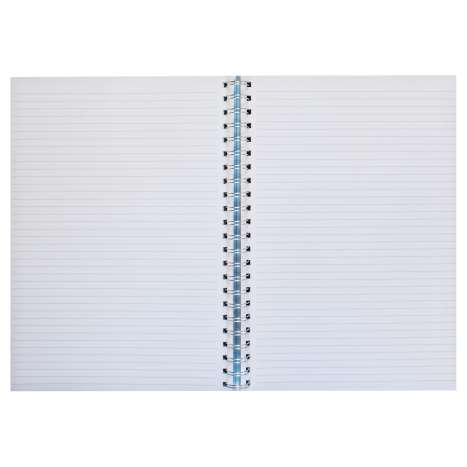 A4 Wiro Notebook (160 Pages) - Blue