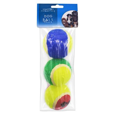 Homeware Essentials Dog Balls 3 Pack