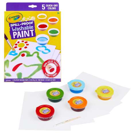 Crayola Spill-Proof Washable Paint Set