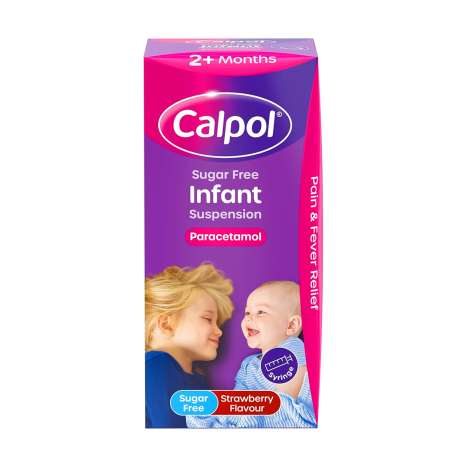 Calpol Infant 2+ Months Sugar Free (100ml) - Strawberry