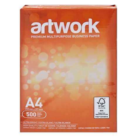Artwork Premium Multipurpose Business A4 Paper 75gsm (500 Sheets)