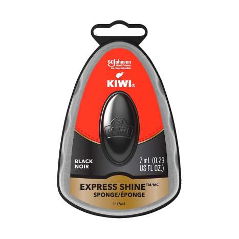 Kiwi Express Shine Sponge 7ml - Black