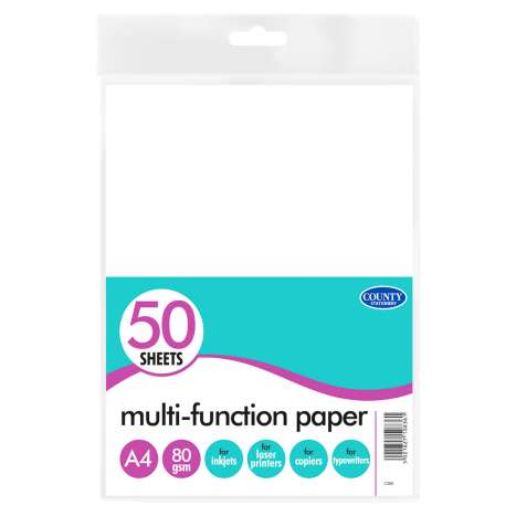 Multi-Function A4 Paper 80gsm (50 Sheets)