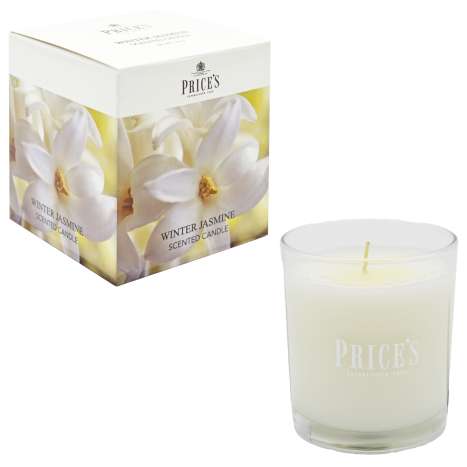 Price’s Scented Glass Candle (8cm) - Winter Jasmine