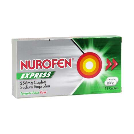 Nurofen Express 256mg Caplets 12 Pack