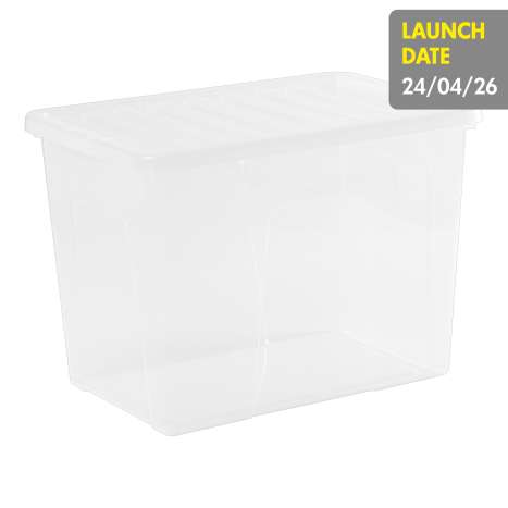 Wham Crystal Storage Box with Lid (80L)