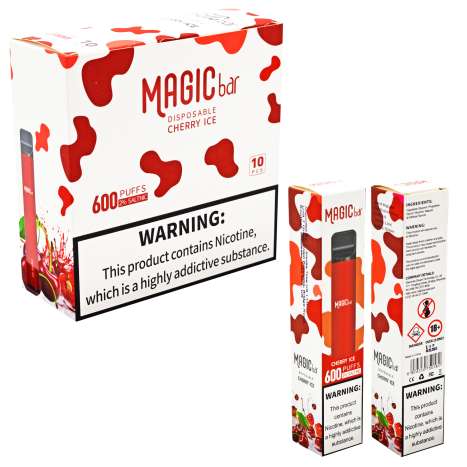 Magic Bar Disposable Vape (600 Puffs) - Cherry Ice