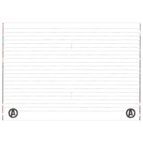 Marvel Avengers A5 Exercise Books (60 Pages) 2 Pack