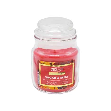 Candle-Lite Scented Glass Jar Candle 85g - Sugar & Spice