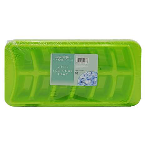 Homeware Essentials Ice Cube Tray 2 Pack - Green