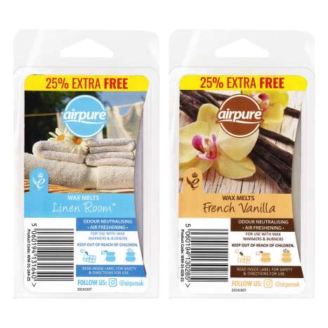 Airpure Wax Melts 8 Pack - Assorted Scents
