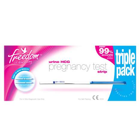 Freedom Pregnancy Test Strip Kit 3 Pack