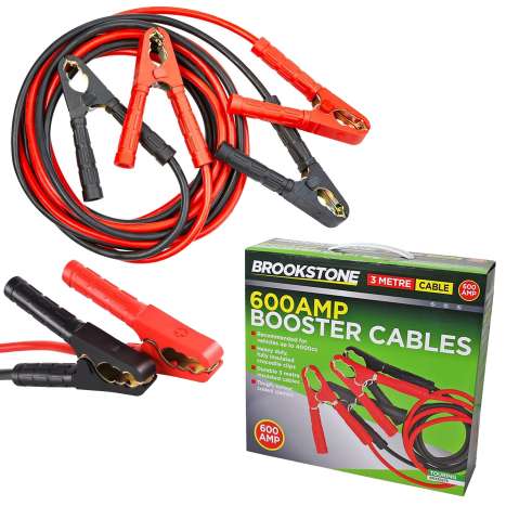 Brookstone 600Amp Booster Cables 3M