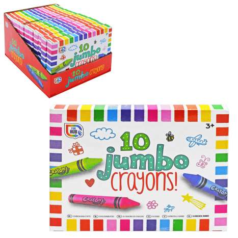 Grafix Jumbo Crayons 10 Pack