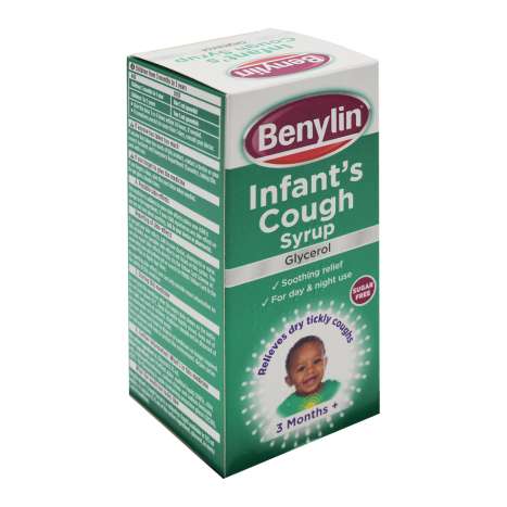 Benylin Infant's Cough Syrup Glycerol 3 Months 125ml - Apple