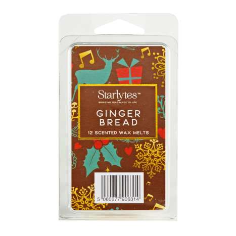 Starlytes Scented Wax Melts 12 Pack - Gingerbread