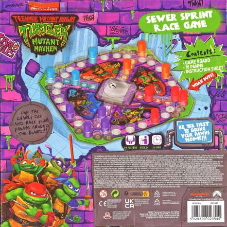 Teenage Mutant Ninja Turtles Sewer Sprint Race Game