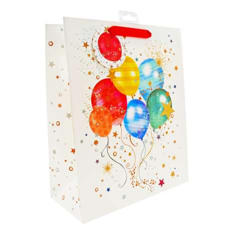 Large Gift Bags (26cm x 32cm) - Balloons