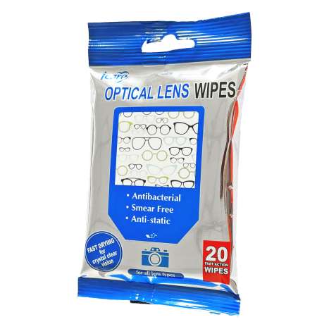 Icare Optical Lens Wipes 20 Pack