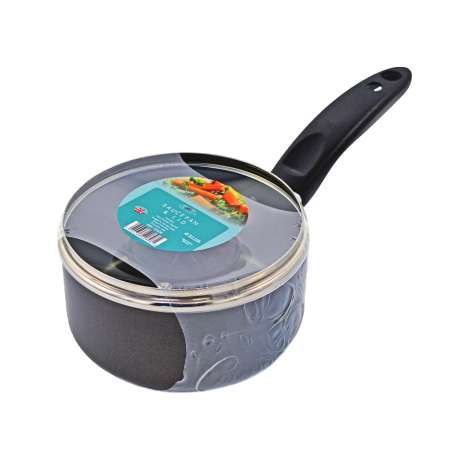 Homeware Essentials Saucepan & Glass Lid (16cm)