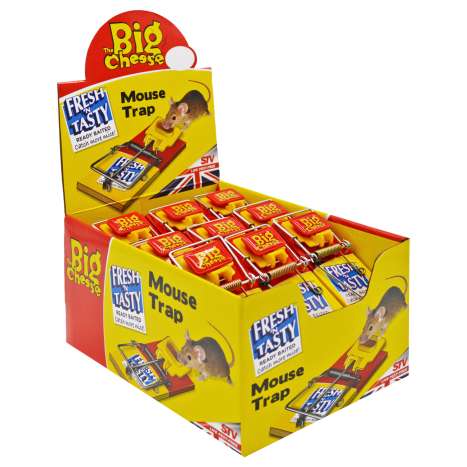 The Big Cheese Fresh Baited Mouse Trap