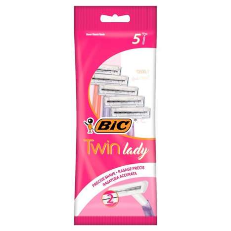 BIC Twin Lady Razors 5 Pack - Sensitive