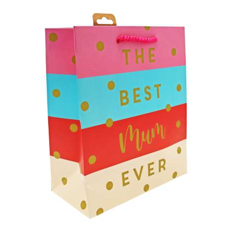 Medium Gift Bags (21.5cm x 25.5cm) - The Best Mum Ever