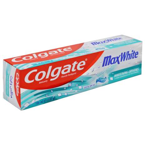 Colgate Max White Toothpaste 100ml - Crystal Mint Gel