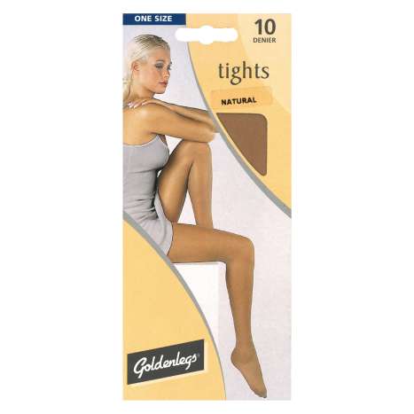 One Size Tights 10 Denier - Natural