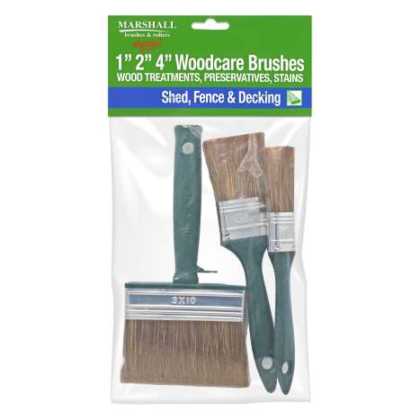 Marshall Woodcare Brush Set (3 Piece)