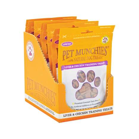 Pet Munchies Liver and Chicken Training Treats 50g (In Display Box)