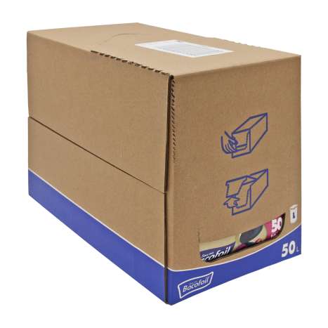 Bacofoil Elasti-Fit Bin Liners (50L) - Roll of 10