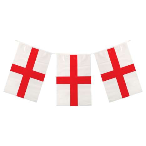 St George's Cross Bunting 10M (20 Flags)