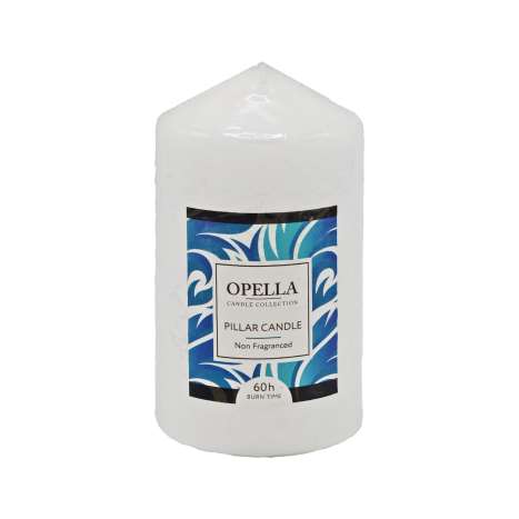 Opella Pillar Candle (60 Hour) - Non-Fragranced