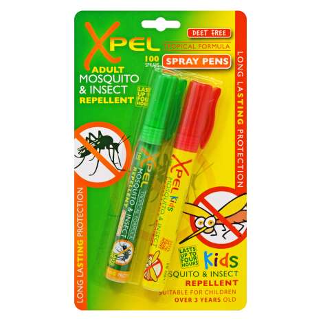 Xpel Mosquito & Insect Repellent Spray Pens (Adults/Kids)
