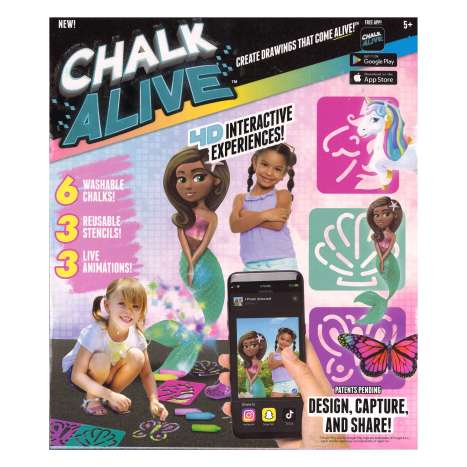 Chalk Alive 4D Interactive Chalk Art - Assorted