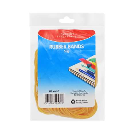 Homeware Essentials Rubber Bands 50g