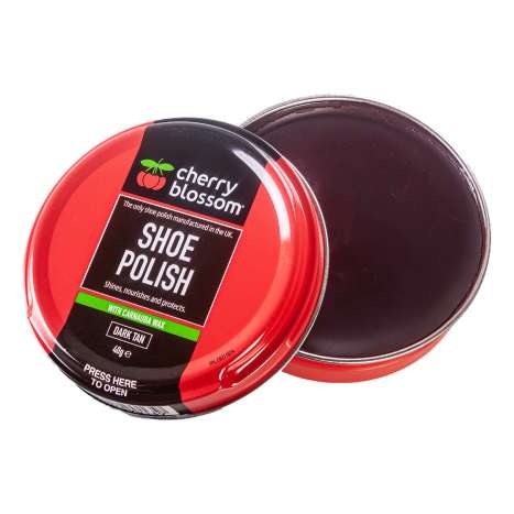 Cherry Blossom Shoe Polish 40g - Dark Tan